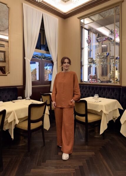 İKİLİ KİREMİT KETEN TAKIM