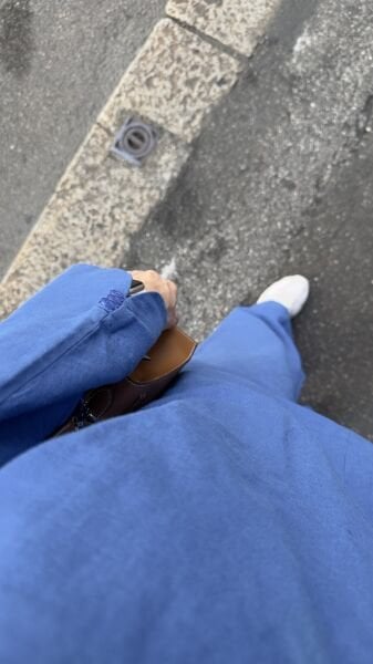 İKİLİ MAVİ KETEN TAKIM