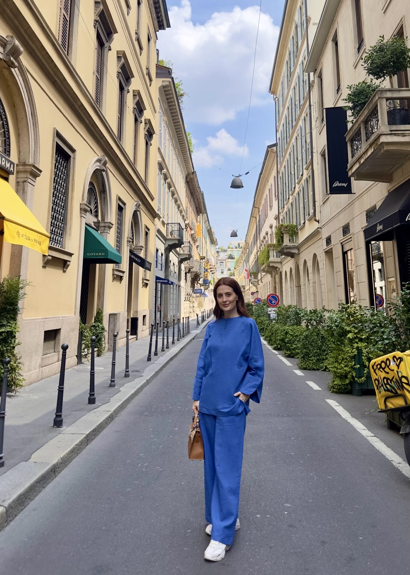 İKİLİ MAVİ KETEN TAKIM