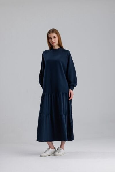 COMFORT ELBİSE LACİVERT