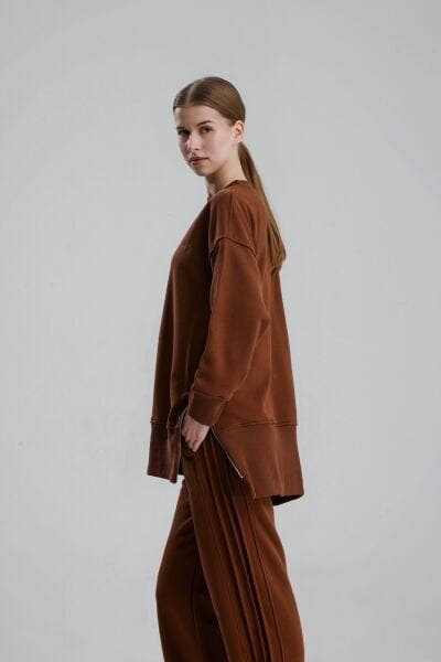 SOFT LINE EŞOFMAN TAKIMI KAHVE