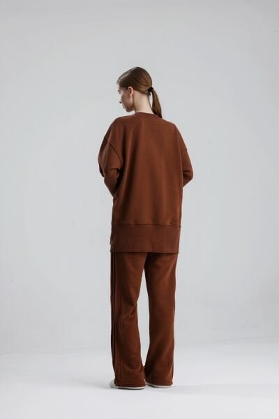 SOFT LINE EŞOFMAN TAKIMI KAHVE