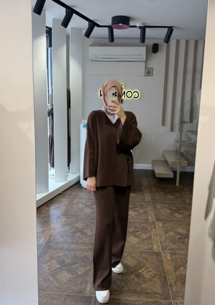 KAHVE TRİKO TAKIM