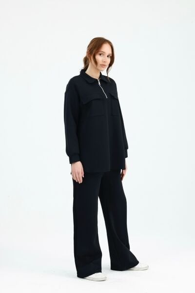 ÇELİK SİYAH EŞOFMAN TAKIMI