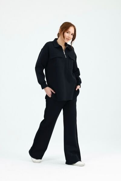 ÇELİK SİYAH EŞOFMAN TAKIMI