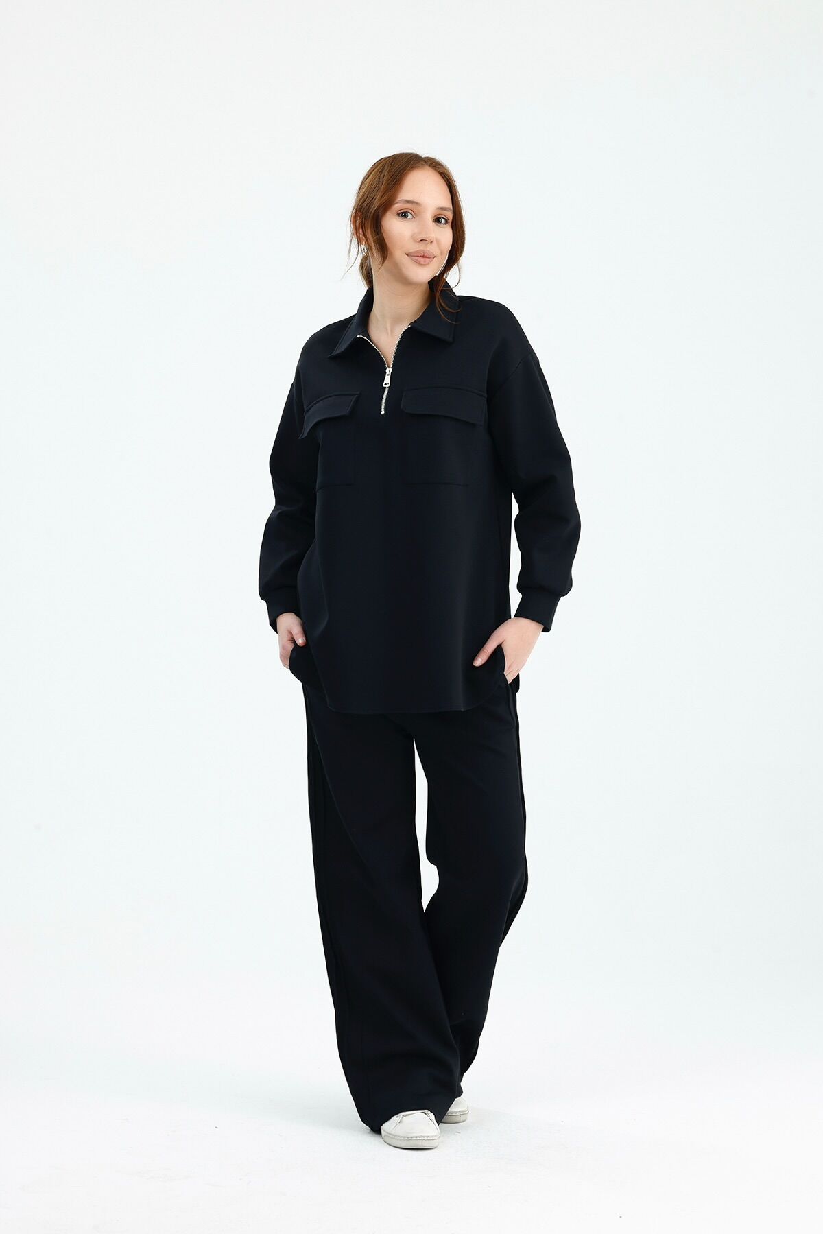 ÇELİK SİYAH EŞOFMAN TAKIMI