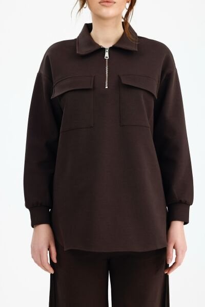 ÇELİK ACI KAHVE EŞOFMAN TAKIMI