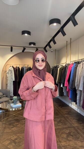 SOFT KETEN ETEKLİ TAKIM GÜL KURUSU