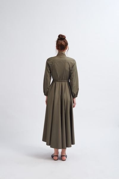 FERMUARLI HAKİ ELBİSE