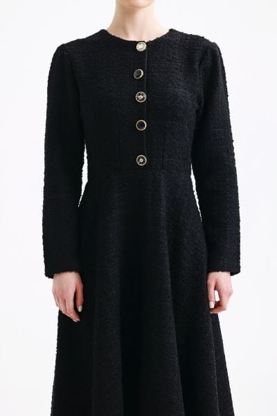 SİYAH TÜVİT ELBİSE