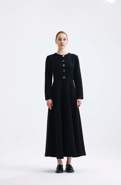 SİYAH TÜVİT ELBİSE