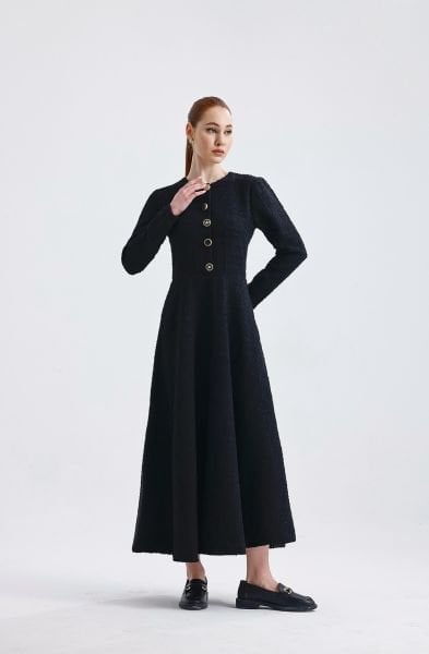 SİYAH TÜVİT ELBİSE