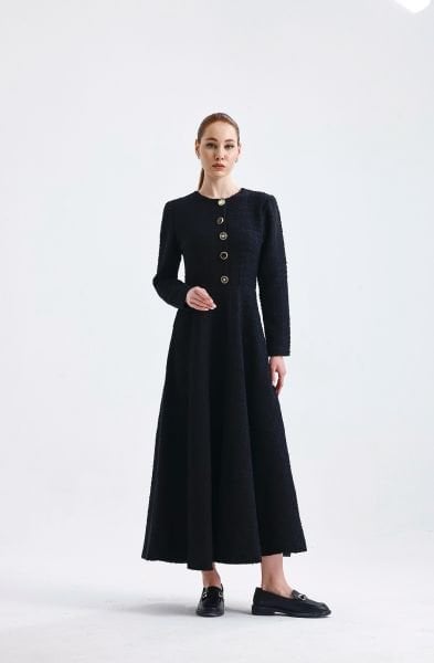 SİYAH TÜVİT ELBİSE